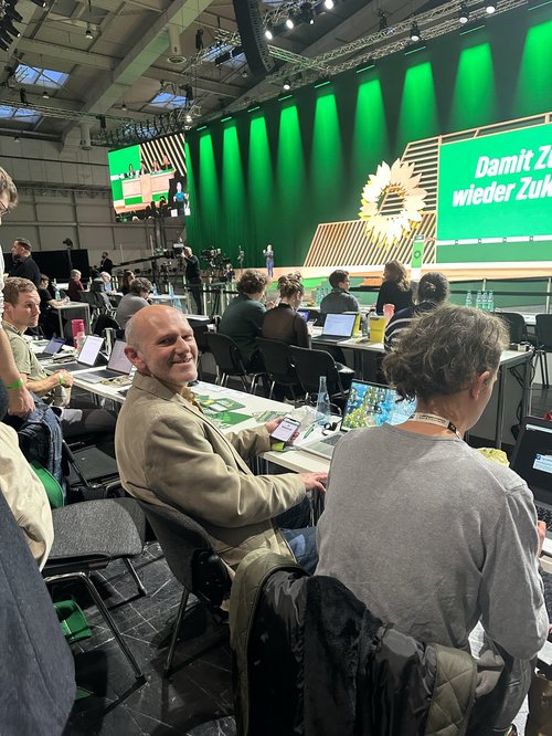 Roland Küblböck als Delegierter auf der BDK